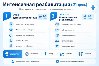 Реабилитация за 21 день в Очёре